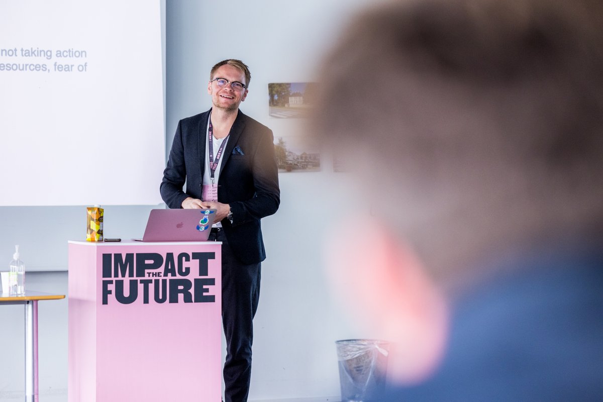 Precis_Digital's tweet photo. What is the biggest barrier for people in taking action on sustainability💭?

Danish CEO, Christopher Engeberg-Brixen, and COO, Anders Lykke, hosted a session at the conference Impact The Future, where they asked that exact question 🌍... What do you think? #impactthefuture https://t.co/qpZdYCj5jV