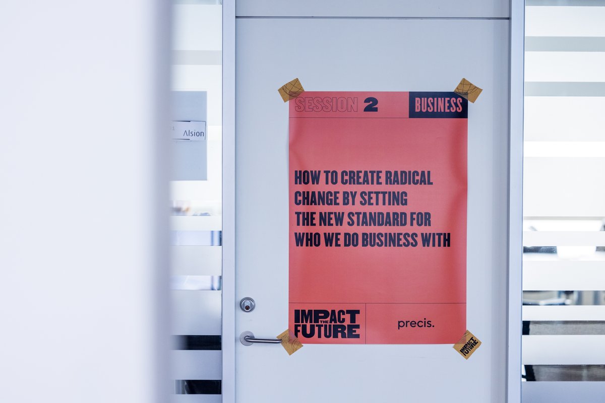 Precis_Digital's tweet photo. What is the biggest barrier for people in taking action on sustainability💭?

Danish CEO, Christopher Engeberg-Brixen, and COO, Anders Lykke, hosted a session at the conference Impact The Future, where they asked that exact question 🌍... What do you think? #impactthefuture https://t.co/qpZdYCj5jV
