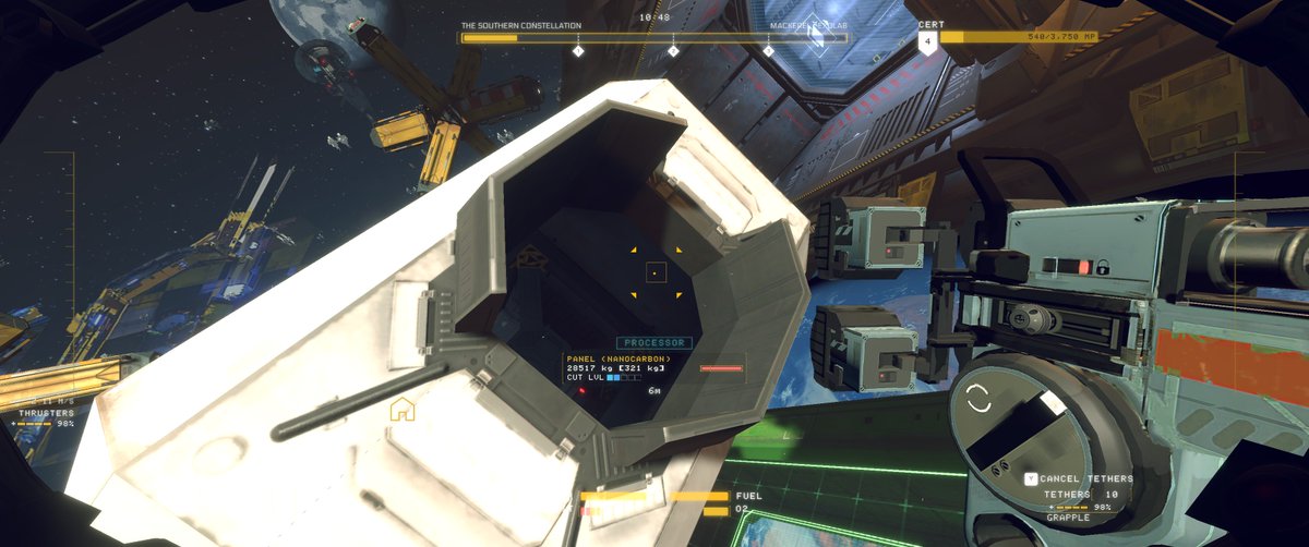 SnowyLoli's tweet photo. Now that I've got my new GPU I'm planning on streaming Hardspace Shipbreaker tonight! no lie this is easily one of my top 10 games so I'm excited to restart it on stream. https://t.co/6qmMJyOqLR