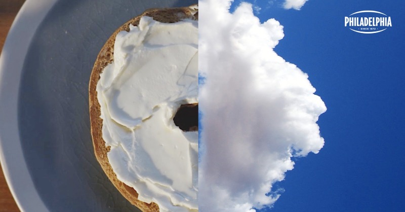 phillycreamchs's tweet photo. The way this 🥯 and ☁️ have the same energy 🤯