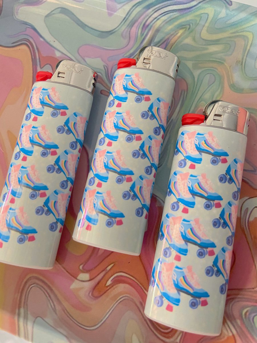 shibuibabe's tweet photo. Cute lighters for a no bones day 🦴✨ https://t.co/GbiSEAOZyx