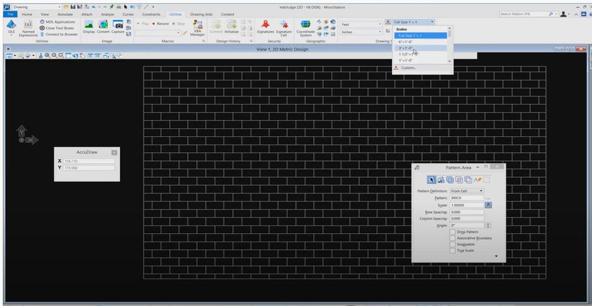 MicroStation's tweet photo. Learn how to apply annotation scale to a new pattern and then adjust the pattern scale by changing the annotation scale.
https://t.co/wcuBruUftr
#microstationlearning #civilapplications #CAD #3DCAD #3DCADDesign #2DCAD #CADDesignSoftware #MicroStationTraining https://t.co/MplK2zRNiU