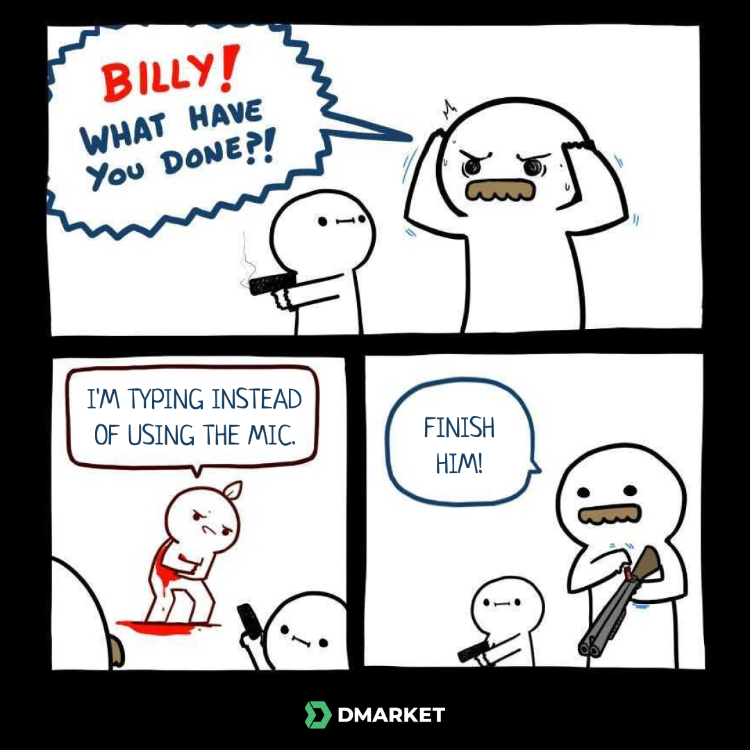 DMarket's tweet photo. Justified 🤝 https://t.co/M3oPyf4f04