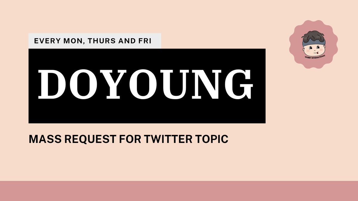 [RT &amp; REPLY]

Hi <a href="/Twitter/">Twitter</a>, @TwitterSupport!

We earnestly request a Twitter Topic for DOYOUNG (TREASURE) <a href="/treasuremembers/">TREASURE</a> under Music and Radio > K-Pop Category.

Below are the list of his hashtags,

 #트레저도영 #도영 #DOYOUNG       

Please consider our request, 
Thank you.