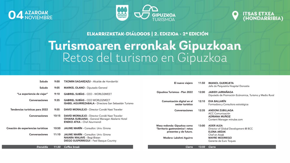 BaskForAll's tweet photo. Jardunaldi honetara joateko eta sektoreko lankideekin informazioa partekatzeko gogo biziz.😀
@GipuzkoaTurismo @HondarribiaUdal @gipuzkoa @SSTurismo #Gipuzkoa
Con muchas ganas de acudir a esta jornada y compartir información con compañeras y compañeros del sector. https://t.co/B8JKidroxi