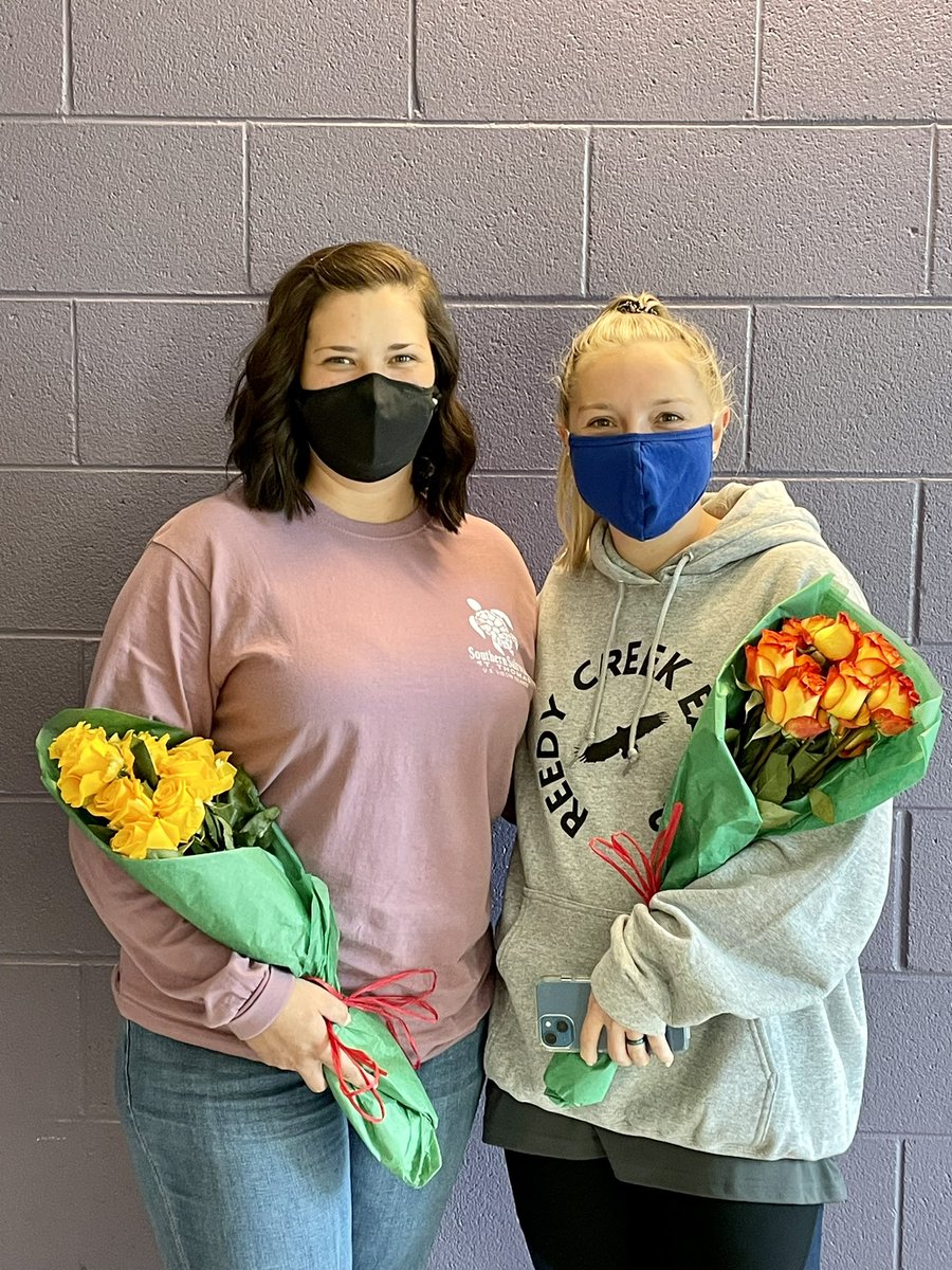 MsKimACollins's tweet photo. Congratulations to @reedycreekms TOY &amp; DKP 1st year TOY @annaburke25 &amp; Ms. Hayes. All nominees were so deserving this year! We know you will represent our school well this year Ms. Burke and Ms. Hayes!! https://t.co/RMjp7kFlEu