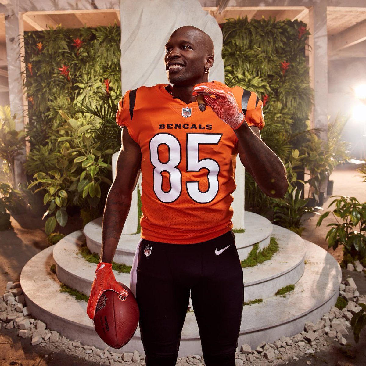 Bengals's tweet photo. Our Week 9 Ruler of The Jungle: @ochocinco https://t.co/n4dfSZNaOI
