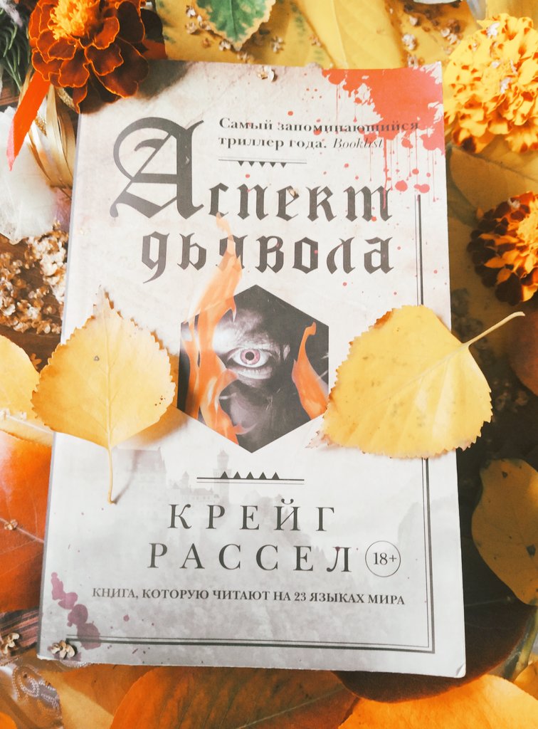 tasha_nsu's tweet photo. Моя вторая книга для марафона #книжныйноябрь и как обычно, отдельный тред для неё, где я буду шутить шутки и кидать отрывки 😄📚

Крейг Рассел "Аспект Дьявола"

#thedevilaspect https://t.co/ZpcmETMTzI