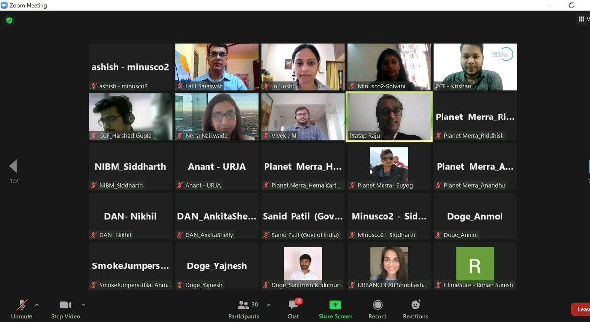 saraswatlalit's tweet photo. Fun judging startups during the Climate Data Hackathon by Climate Collective, AIC GIM and NITI Aayog. Interesting solutions using Data Science for Climate by some promising entrepreneurs. 
#hackathon #startups #climatechange #entrepreneurs https://t.co/qMVlTZnvla