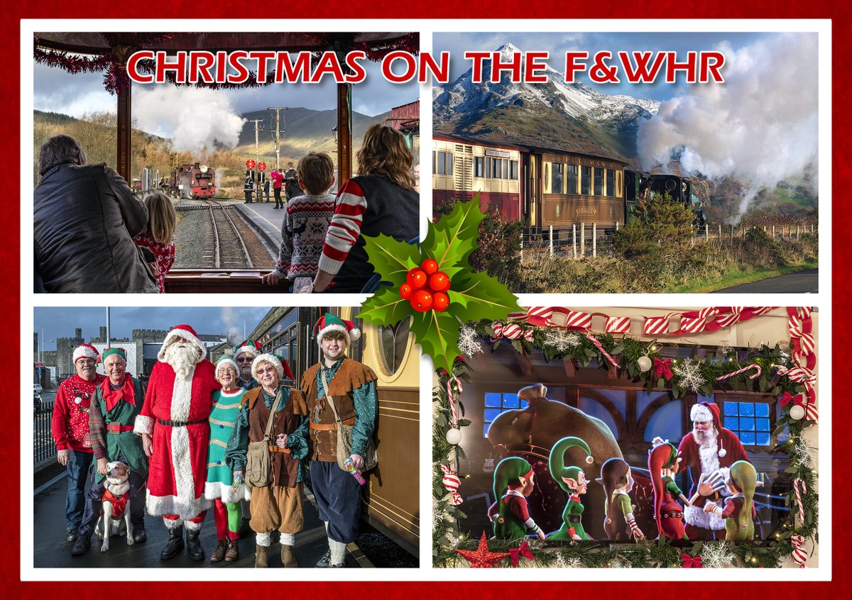 STEAMING INTO CHRISTMAS…

Whether it's some traditional family fun, a festive treat, a special gift or a scenic steam-hauled train ride - there's something for everyone at the Ffestiniog &amp; Welsh Highland Railways this Christmas..!

Here's our Xmas list - bit.ly/FWHRXmas2021