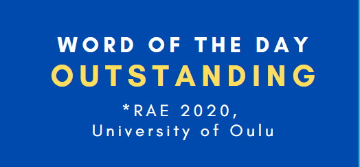 LET_Oulu's tweet photo. OUTSTANDING (6/6) is how Learning &amp; Learning Processes Unit at @UniOulu which we are a part of was ranked by latest Research Assessment Exercise #RAE2020. Huge congrats and thanks to all members of our unit🥳@SannaJarvela @HJarveno @JonnaMalmberg #LETOulu #LETresearch #LETpeople https://t.co/xWyCTYKzRA