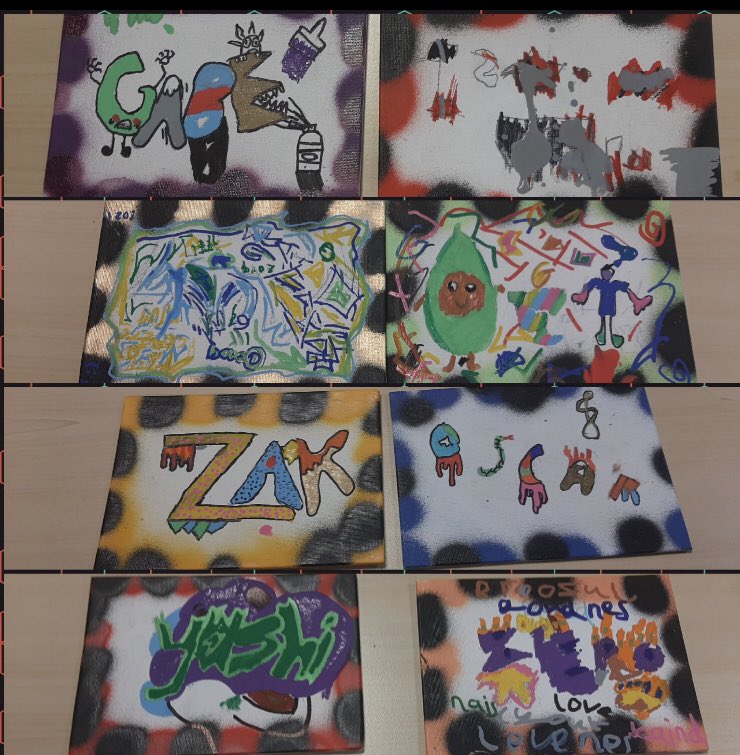 MandiB_'s tweet photo. @uccrew_sthelens @STHLibraries @CF_Merseyside @MerseysidePCC @sthelenscouncil Some of the amazing graffiti artwork produced at #MossBankLibrary. Thanks @uccrew_sthelens 👏🏻👏🏻 https://t.co/FmSSB3znV2