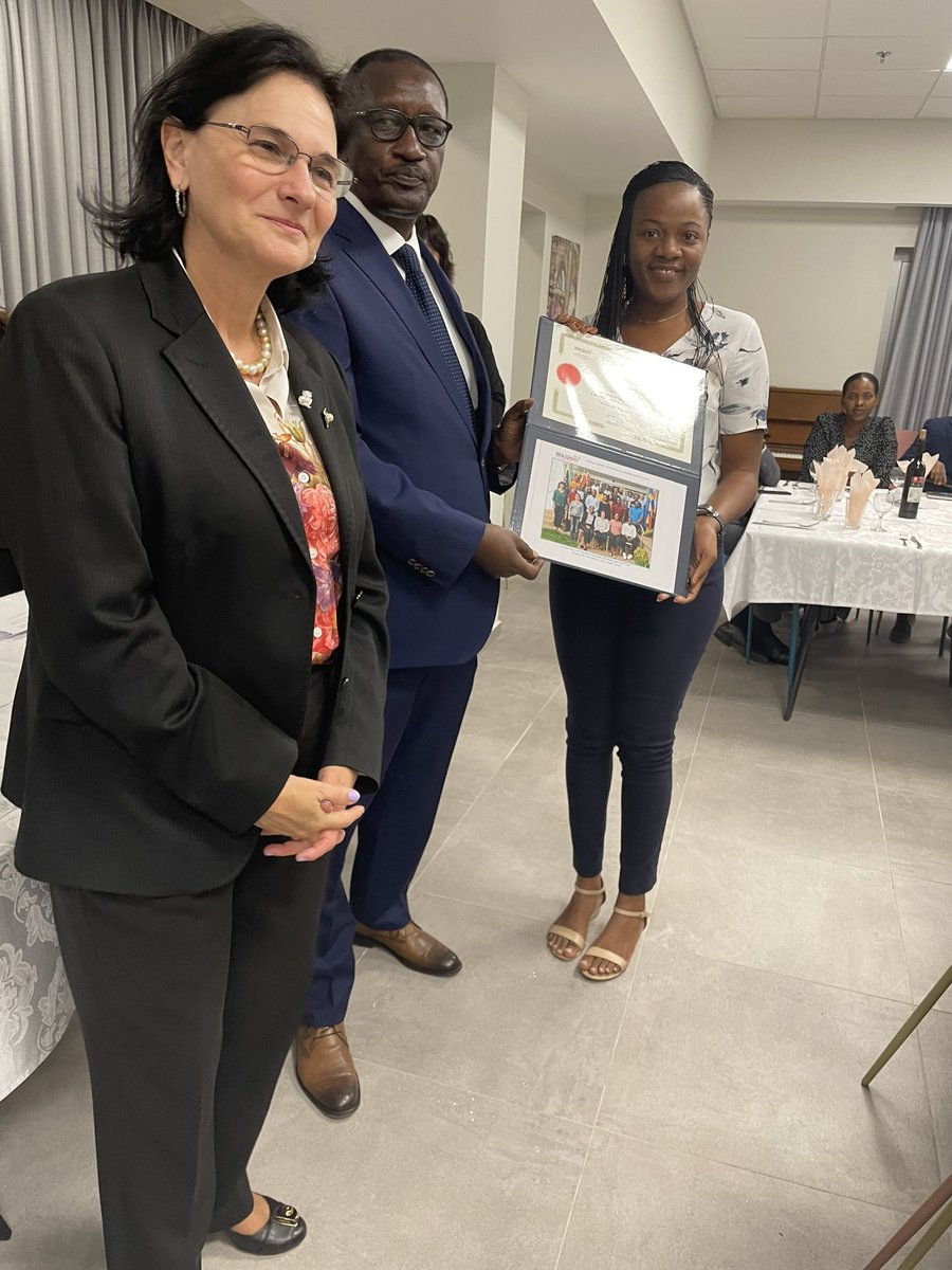 RwandaIsrael's tweet photo. Today Ambassador James Gatera attended the closing ceremony of 22 young Rwandan Entrepreneurs who completed their Innovation and Technology Course at the Mashav Carmel Training Center in Haifa. The course was organized by MASHAV, GIZ and MCTC. https://t.co/HYiNMjie1D