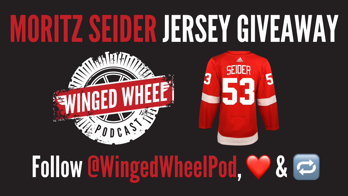 🚨 MORITZ SEIDER JERSEY GIVEAWAY 🐙

To celebrate MOvember, we're giving away a MORITZ SEIDER Detroit Red Wings jersey - entering is easy!

👥Follow <a href="/WingedWheelPod/">Winged Wheel Podcast</a> 
❤️Like and 🔁RETWEET this Tweet!

Winner will be drawn Sunday night - good luck! #LGRW