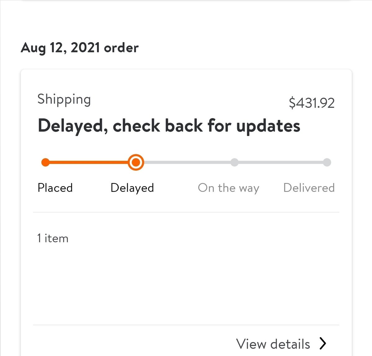 adventure4us's tweet photo. @Walmart think you could stop selling restock units and fulfill existing orders of PS5? https://t.co/wnZPxIWMJY