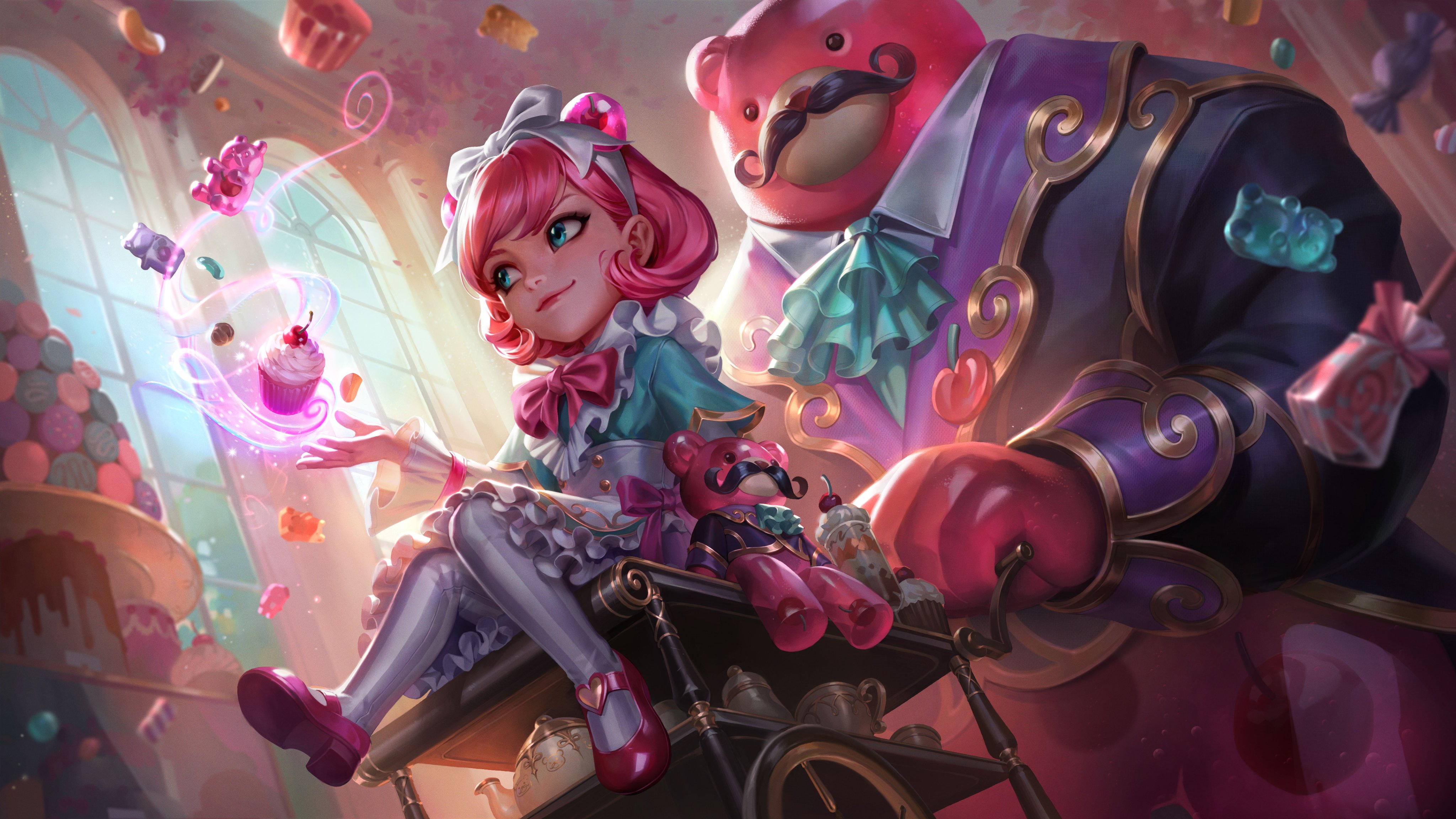 cafe cutie skin, lol skins, annie skin, cafe cutie annie