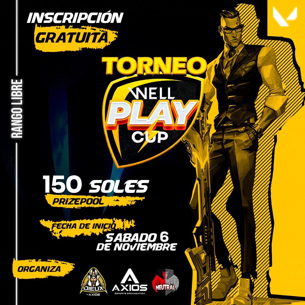 Axios_net's tweet photo. 🏆¡Well Play Cup - Edición 1!🏆

☑️Familia, nos complace anunciar que estaremos organizando un torneo de 32 cupos para toda la comunidad del servidor de Santiago. 

Ahí nos vemos 😈

https://t.co/fDdoPDMm7p https://t.co/jbPA6JcJOX