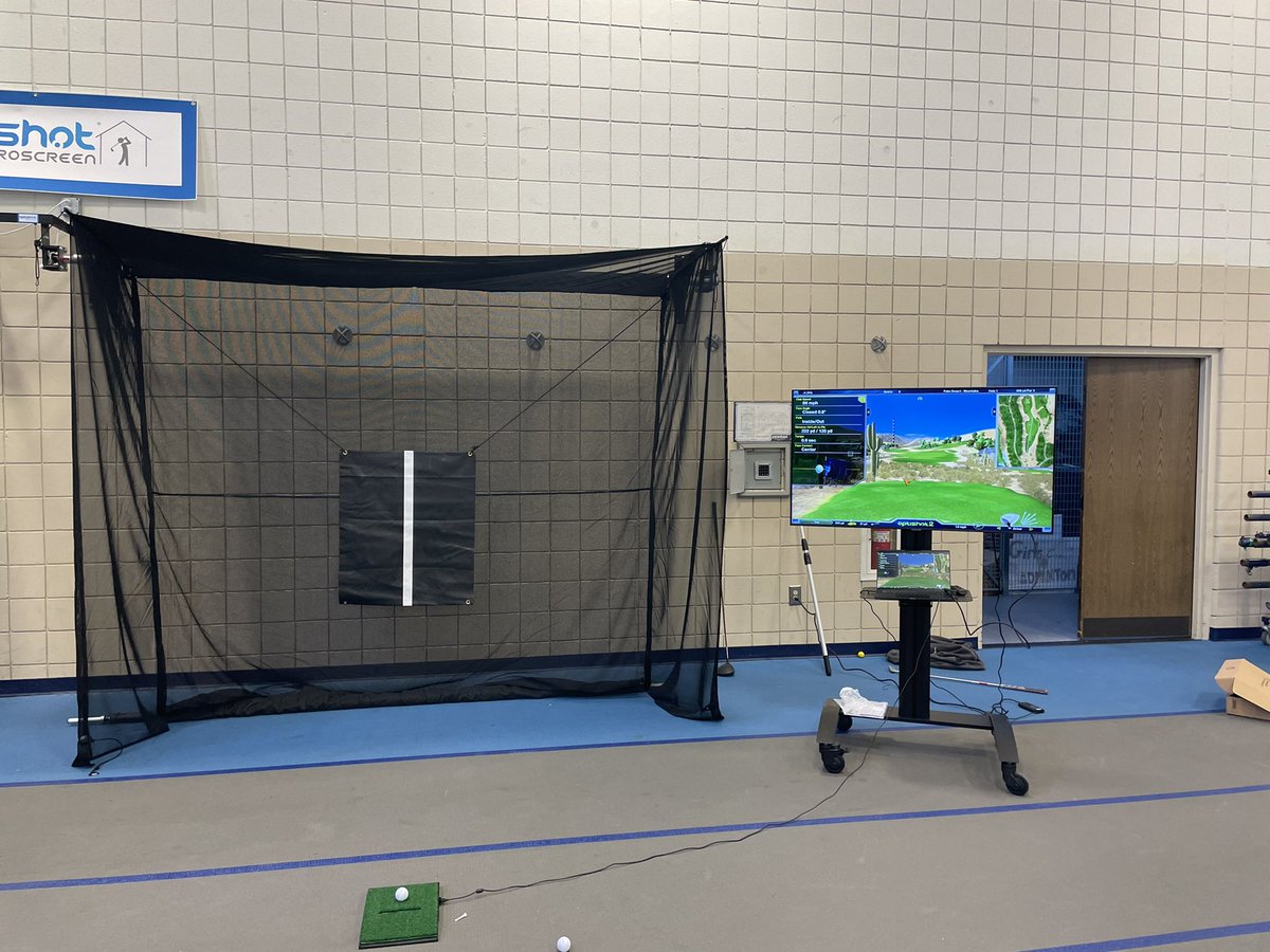 Big thank you to <a href="/CIO_K12/">Cao Mac</a> and his team for installing the technology piece to our <a href="/OptiShotGolf/">OptiShot Golf</a> indoor system donated by <a href="/gtraknet/">G-Trak</a>.  <a href="/JT_GirlsGolf/">Coach Grzetich</a> and @JTBoysGolf will benefit tremendously. It’s absolutely amazing!  <a href="/JolietCentralAD/">Joliet Central Athletics</a> <a href="/sjhallihan/">Shad Hallihan</a> <a href="/JTHS_204/">Joliet Township HS</a> <a href="/JolietWestAD/">Steve Millsaps</a> <a href="/natoc02/">Coach O’Connell</a>