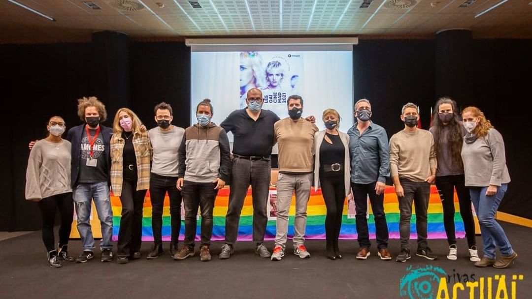 CortaCuerdos's tweet photo. El pasado fin de semana presentamos nuestro proyecto «Serás» en el @lesgaicinemad. 

¡Un placer haber participado y enhorabuena a los premiados!

Fotos de @rivasactual.

#cine #cortacuerdos #cortometraje https://t.co/Ld5Ur8DuFY