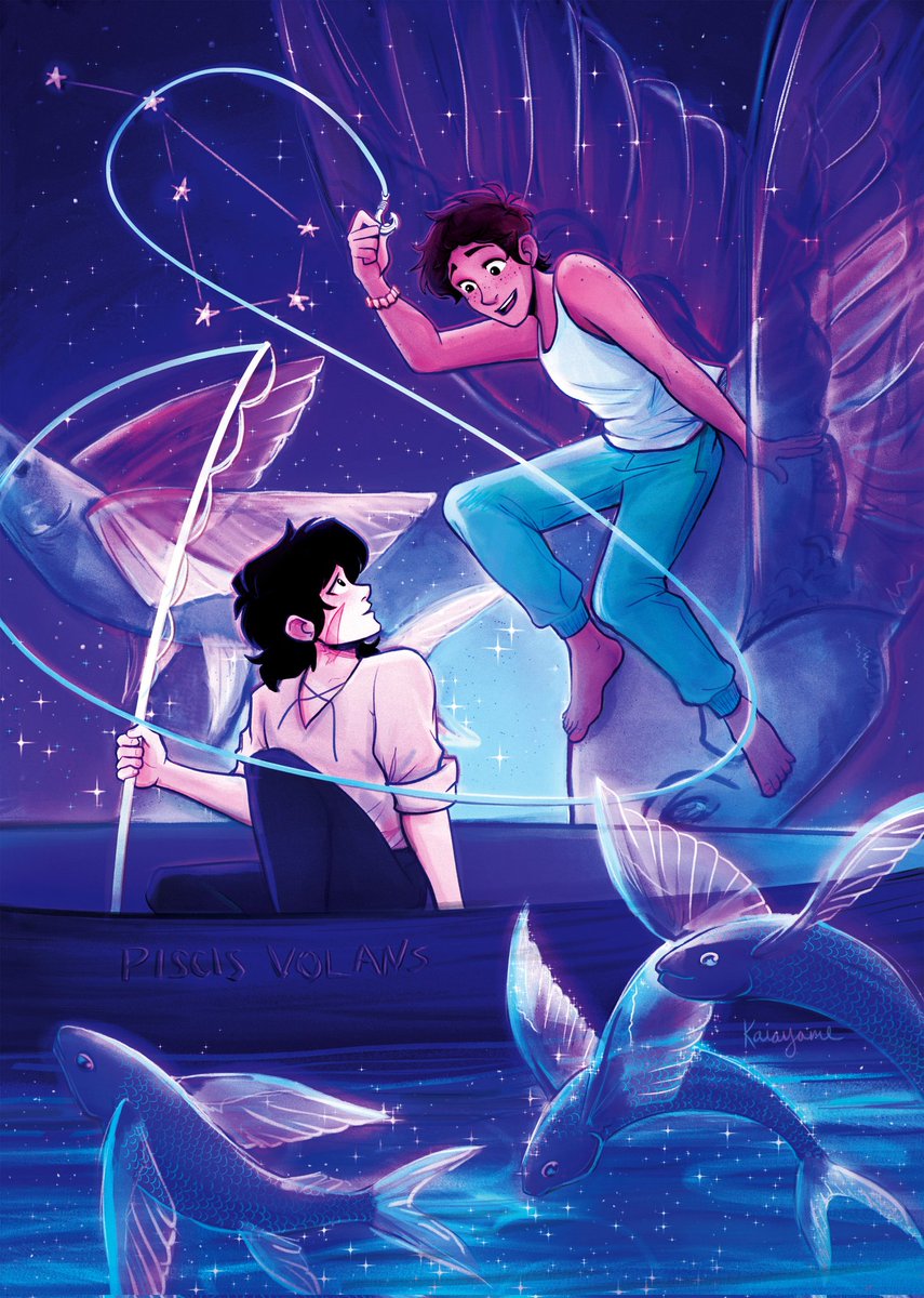 🌙✨ my piece for the <a href="/klconstellation/">Equinox Ascending ✨ Project Finished</a> zine! 🐟