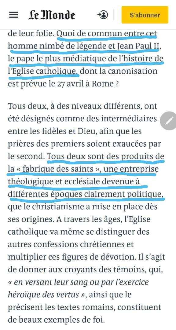 christulrich's tweet photo. Marc12.27
《 Dieu n’est pas Dieu des morts, mais des vivants.
Vous êtes grandement dans l’erreur.》
Comment l'église catholique "fabrique" ses "saints" à elle👇
#Jésus
#Toussaint
#CIV225
#halloween2021 #InsideCIV
#insidelifetv #insiders https://t.co/Zp0F7WyV70