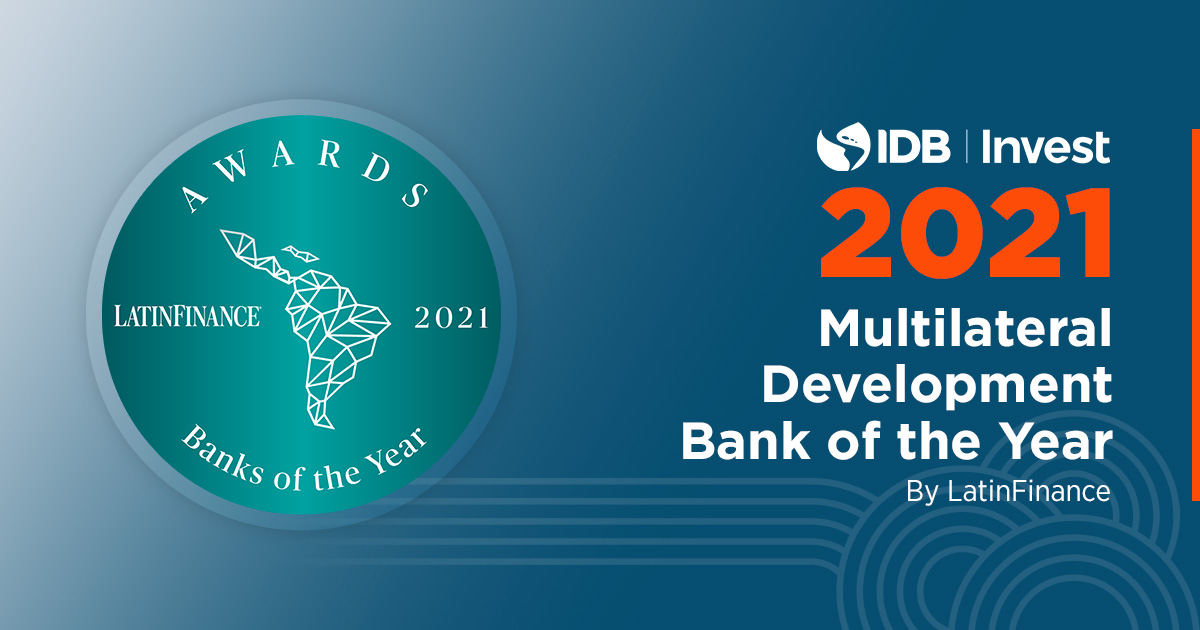 At #COP26, we are pleased to share we have been named <a href="/LatinFinance/">LatinFinance</a> Multilateral Development Bank of the Year. This award for the third time in a row reflects the ground-breaking work with our clients &amp; partners to invest in sustainable growth in #LAC. bddy.me/2ZVXQKJ
