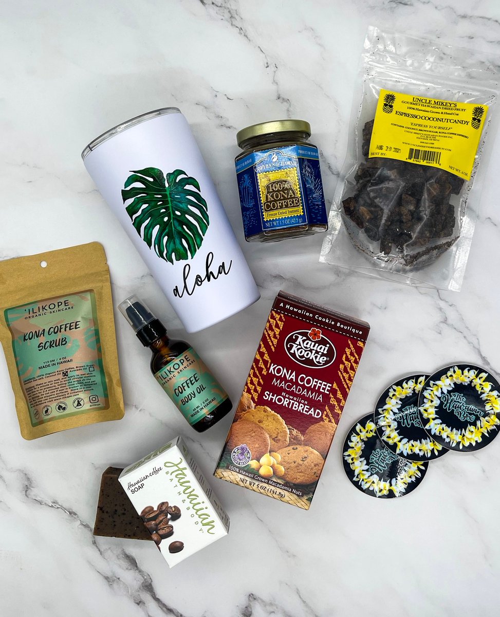 Which was your favorite item from October's coffee-themed box?

#madeinhawaii #madewithaloha #hawaiibusiness #hawaiiproducts #shophawaii #hawaiisouvenir #hawaiigifts #hawaiisnacks #coffee #instantcoffee #konacoffee #coffeescrub #coffeecookies #coffeesoap #ハワイのお土産