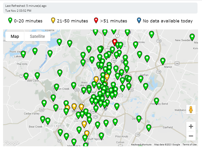 Three hours until polls close and there are no significant lines in East Austin. The weather's great and civic participation is so important, so if you haven't yet, find the closest ballot box and get to votin'!

countyclerk.traviscountytx.gov/elections/curr…