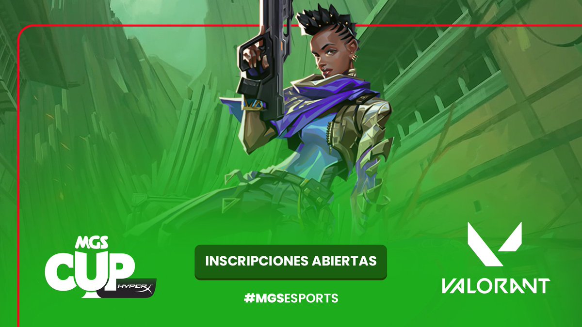 ¿Inscribiste a tu equipo de #Valorant para #MGSEsports? 👇🏻

Demuestra tu nivel, clasifica, compite por 4000 dólares y viaja al torneo presencial en Buenos Aires, Argentina. ✈️

¡Tienes poco tiempo! Hasta el 7 de noviembre.
🔗 ags.tdj.gg/mexico 

¡Nos vemos en #MGS2021! 🇲🇽