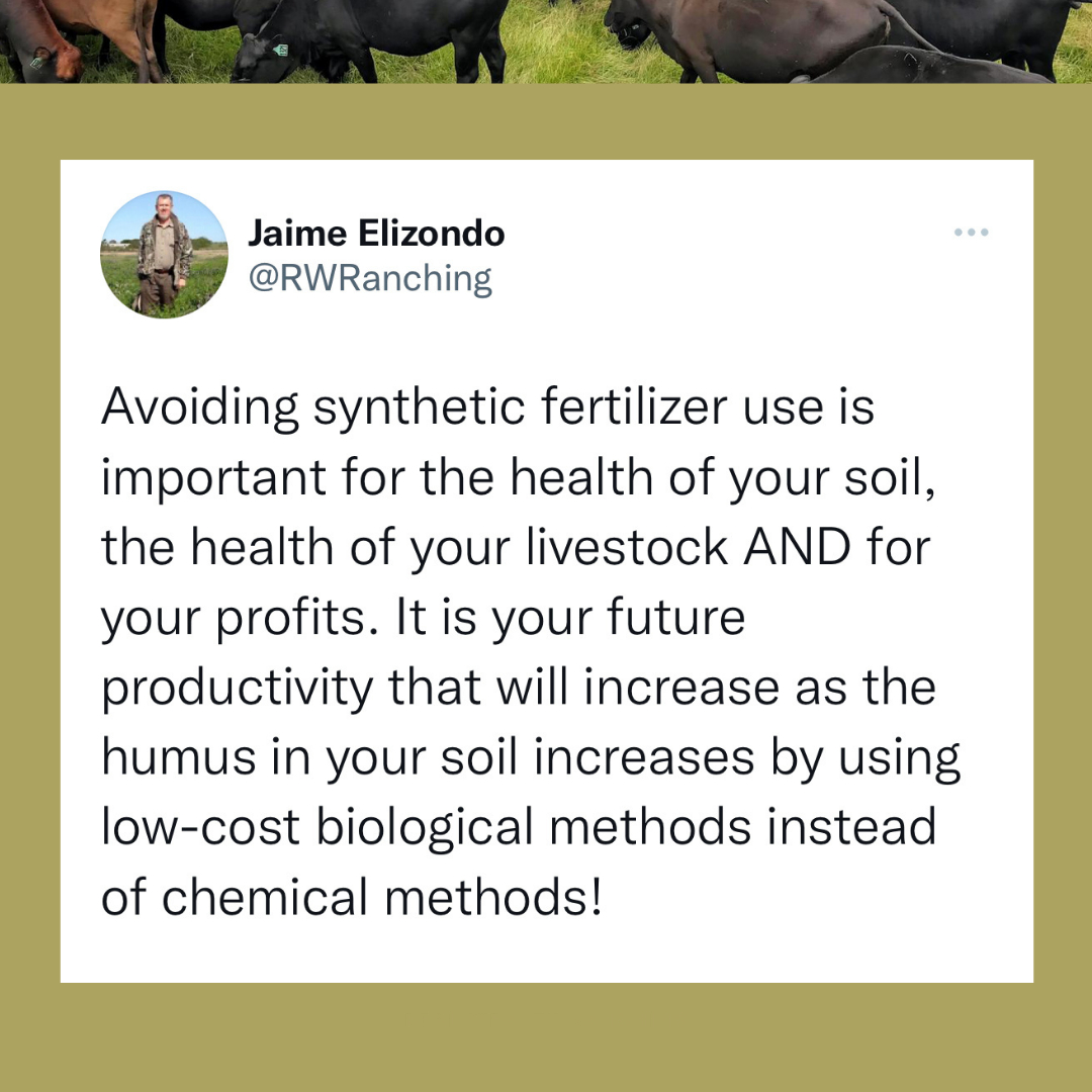 Do you want to learn how to stop the use of synthetic fertilizers without the negative impact of stopping them all at once?
Check out this new podcast episode on the 5 steps of how to stop using synthetic fertilizers!
rwranching.com/blog/7