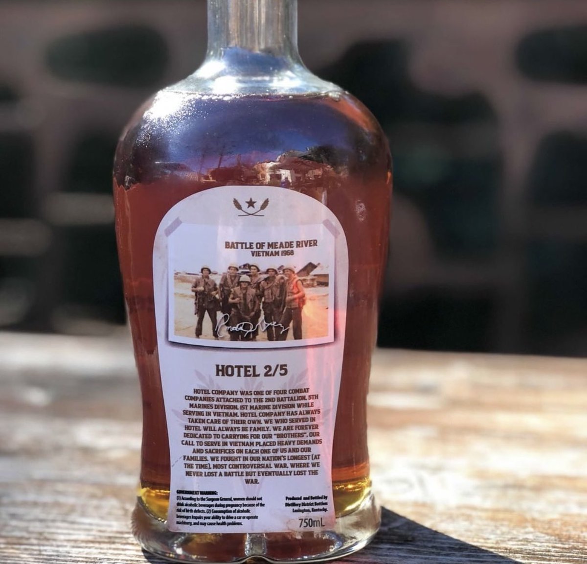 RonaldDrez's tweet photo. What’s better than a good drink?
….. A good drink with a story behind it. Featured on the back of every bottle, the story of Hotel 2/5. Shop now🥃
#captaindangerclose #bourbon #kentuckybourbon #spirits #alcohol #drinks #drinkstagram #liquor #marines #veterans #tastingkit https://t.co/mFfRKpNu73