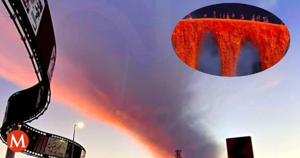 Milenio's tweet photo. ¡Ya están cruzando! Captan 'camino del Mictlán' en cielo de #Durango https://t.co/ZpaYHnQ20x https://t.co/Z1opz8Mwe3