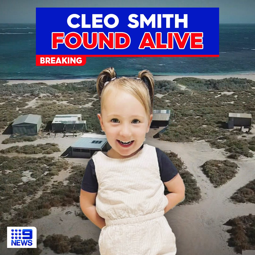 JUST IN: Police confirmed the four-year-old was found "alive and well" in a locked house in Carnarvon and has been reunited with her family. A man has been taken into custody. #9News 

DETAILS: 9Soci.al/QU0r50GELpp