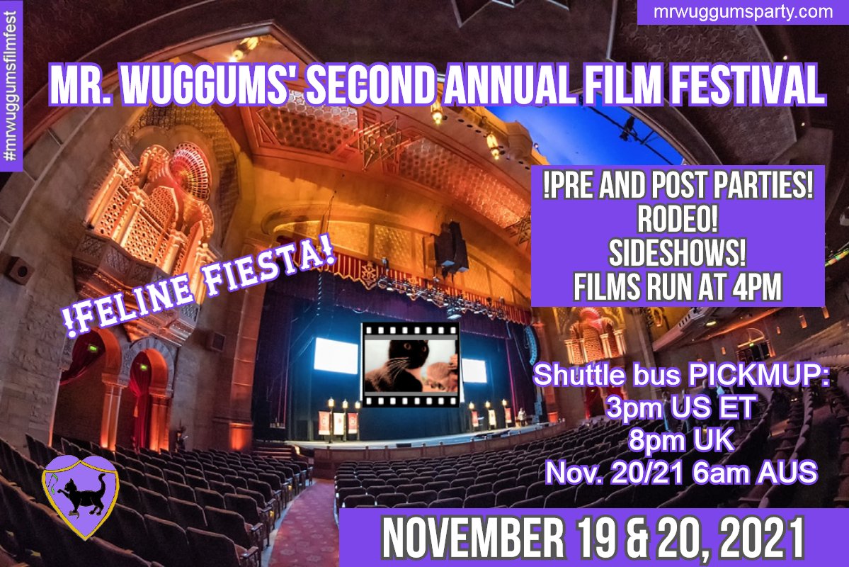 MrWuggums's tweet photo. I'd like to thank everyone who sent their audition photos to #MrWuggumsExtras for scenes in #mrwuggumsfilmfest!
I'm thrilled to announce that we will be using the following purrformers in our production:
@Angelajester2
@callmealsatia
@edginton_jane
@kirstym53
@Suziwho1
1/5 https://t.co/oZz0DiHYr8