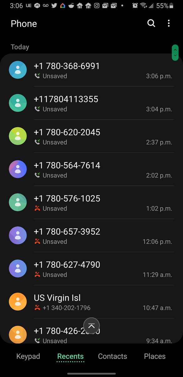 VinPics's tweet photo. @Shawhelp who would I contact about spam/scam calls? This was just from today. https://t.co/r6h9BwpUOT