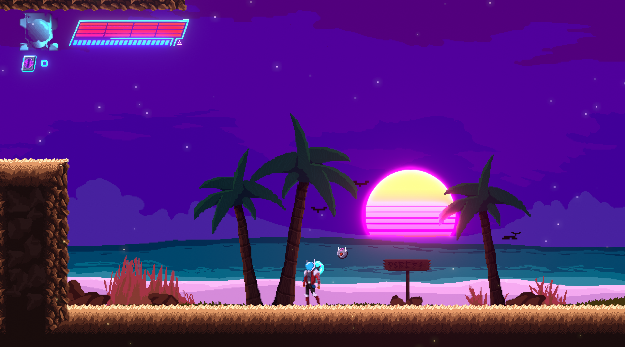 Stranded Game Player Model Image #PitchYaGame Stranded, a pixel-perfect #Metroidvania where the player ...