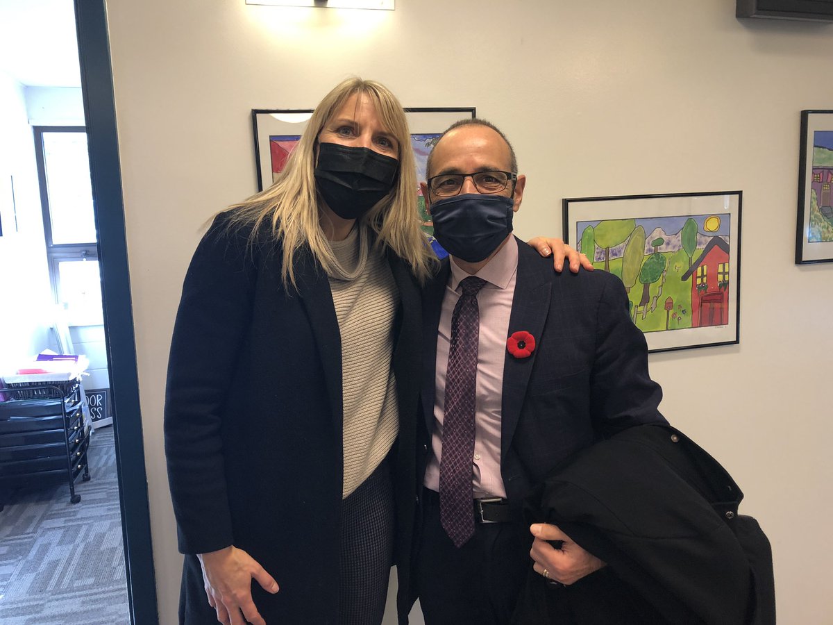 What a joy to have a visit from Superintendent <a href="/EvergreenMike/">Mike evergreen</a> and new School Trustee Luka Wilson    today! Thank you for joining in with our learning and play! Also, thank you for the delicious lunch. We are blessed! ❤️ #ecssdHOPE