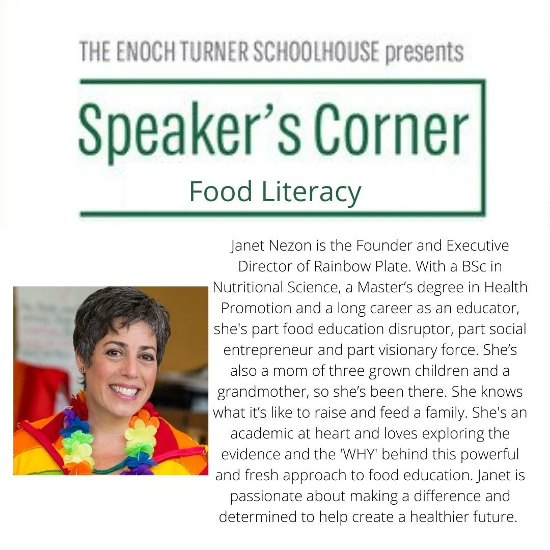 Enoch Turner Schoolhouse Foundation (@enoch_turner_sh) on Twitter photo You won't want to miss out on Speaker's Corner tomorrow night!
We are so happy to be joined by Janet Nezon, Founder and Executive Director at <a href="/RnbowPlate/">Rainbow Plate</a>
Register Here: us06web.zoom.us/webinar/regist… You won't want to miss out on Speaker's Corner tomorrow night!
We are so happy to be joined by Janet Nezon, Founder and Executive Director at <a href="/RnbowPlate/">Rainbow Plate</a>
Register Here: us06web.zoom.us/webinar/regist…