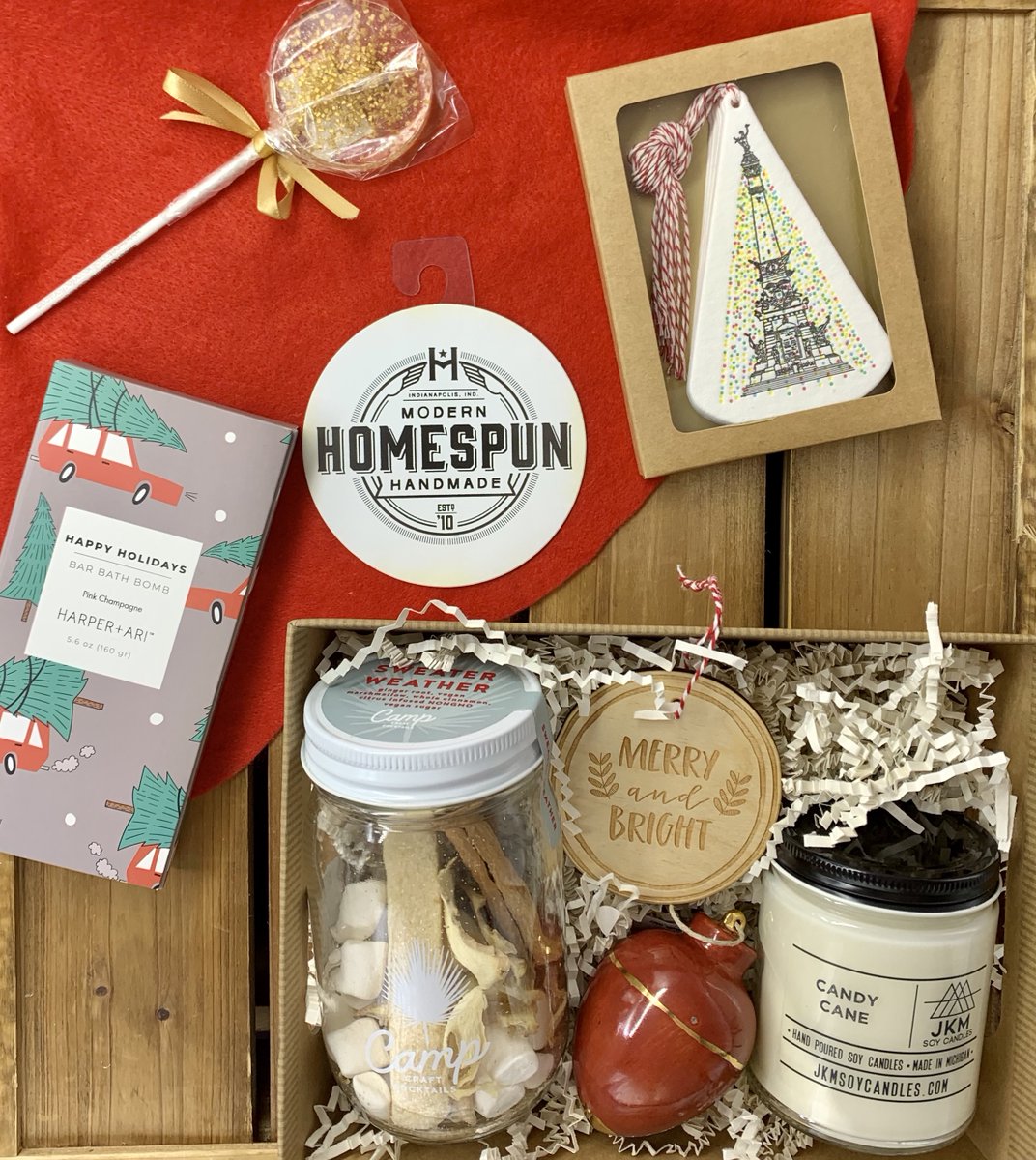 homespunindy's tweet photo. Shop Smallidays is happening in store &amp; online now! We encourage all to shop small and shop early this holiday season. 

Start your holiday shopping here: https://t.co/0dBunzDKAQ https://t.co/bKhtF6d0Ak
