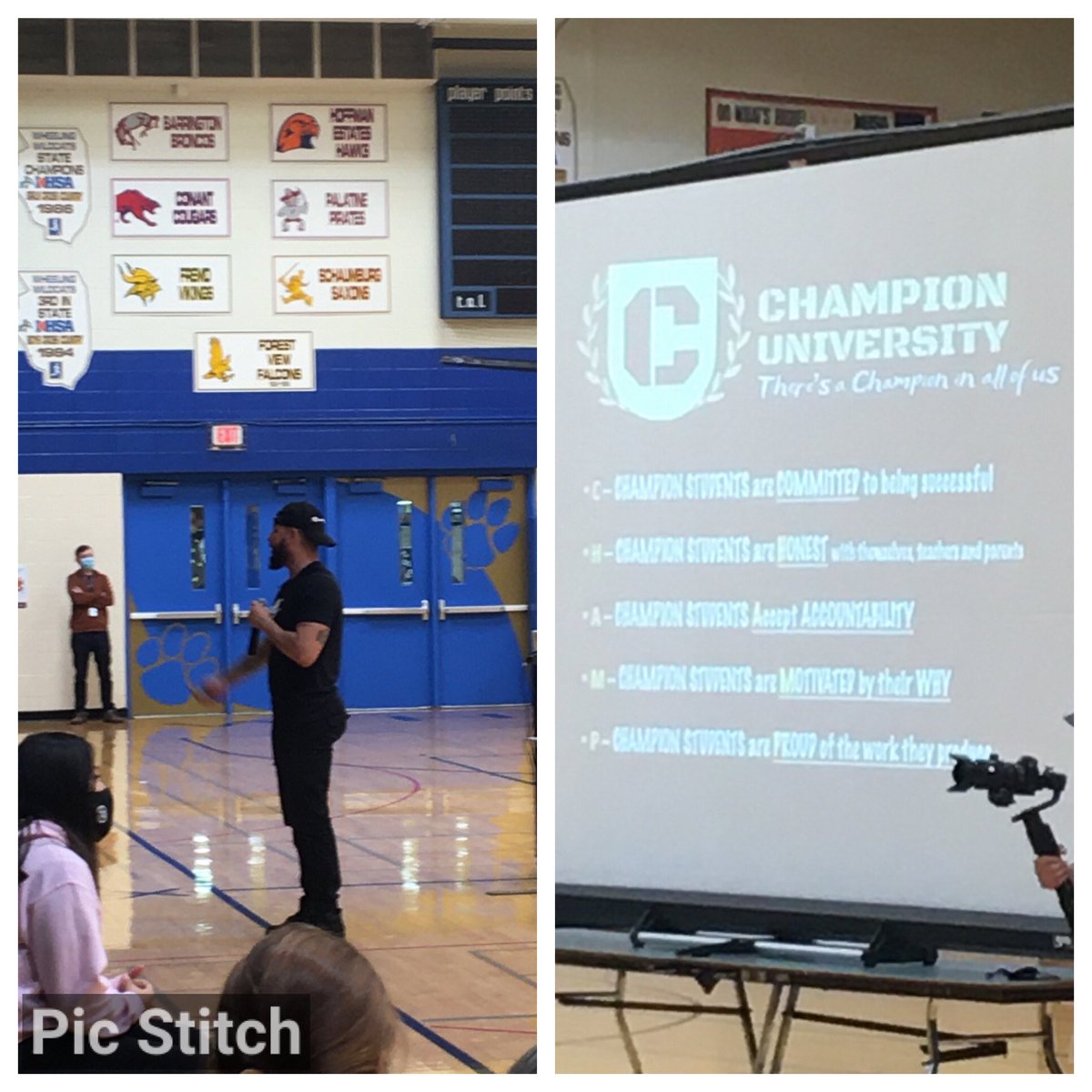 WHSBaseball2's tweet image. Thank you Rick Ramirez for sharing your Why with us today. Great Motivational Speaker and Inspiring Story! #ThePowerOfWhy #ChampionStudents @WheelingHS_AVID