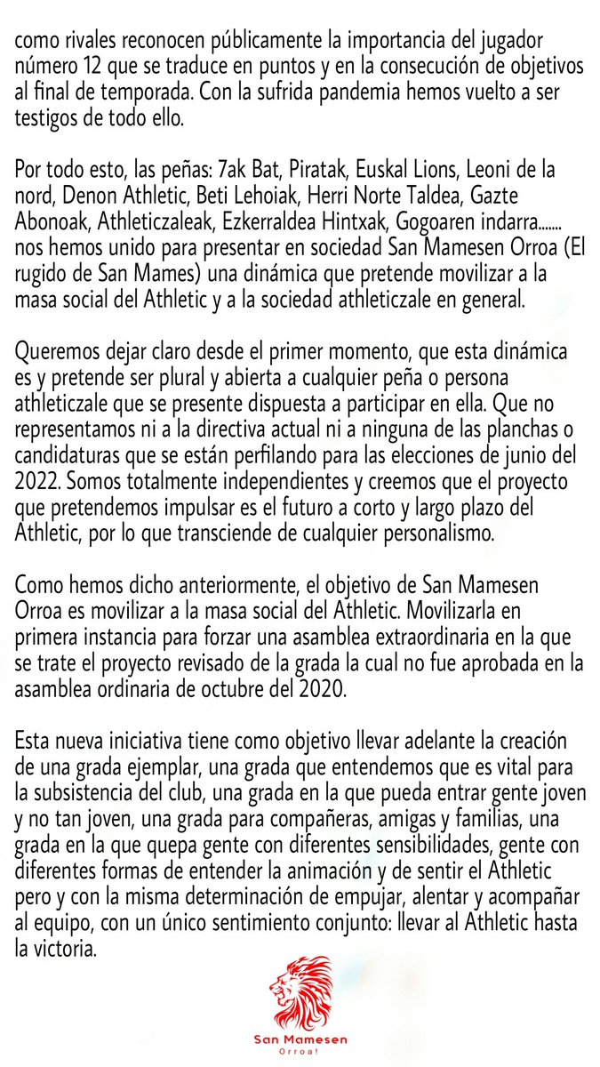 San Mamesen Orroa! tweet media