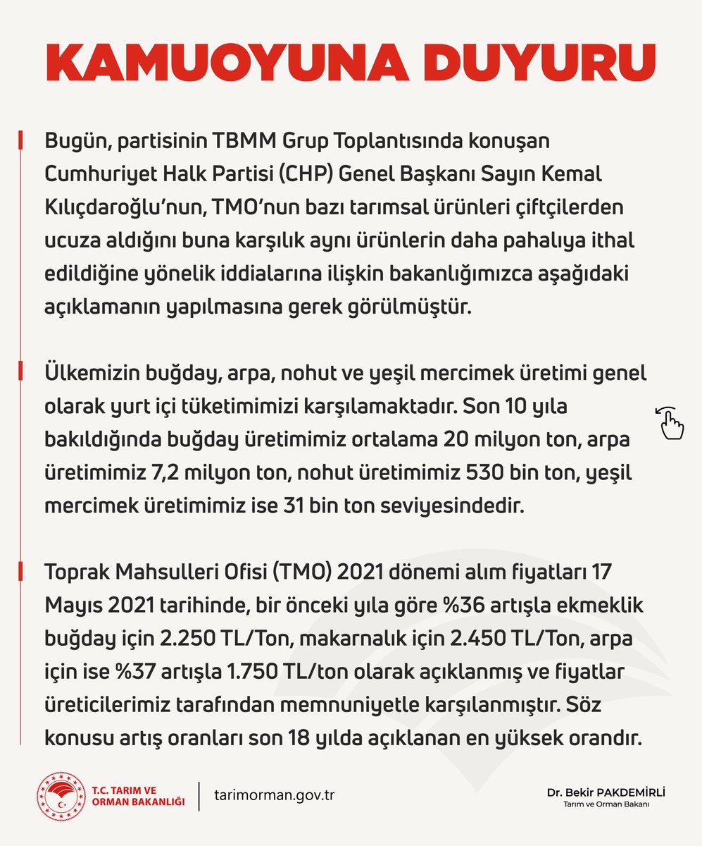 TCTarim's tweet photo. Kamuoyunun dikkatine ⚠️ https://t.co/ebXNXegzNq