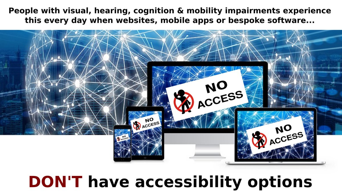 BuzyBeeSoftware's tweet photo. Did you know around 1/5 of individuals in the UK have a #Disability or #impairment ? It’s also estimated that more than 71% of disabled people will exit a website if they find it difficult to use &amp; this doesn’t include those using mobile apps or other bespoke software systems https://t.co/6IwVhvUI8N