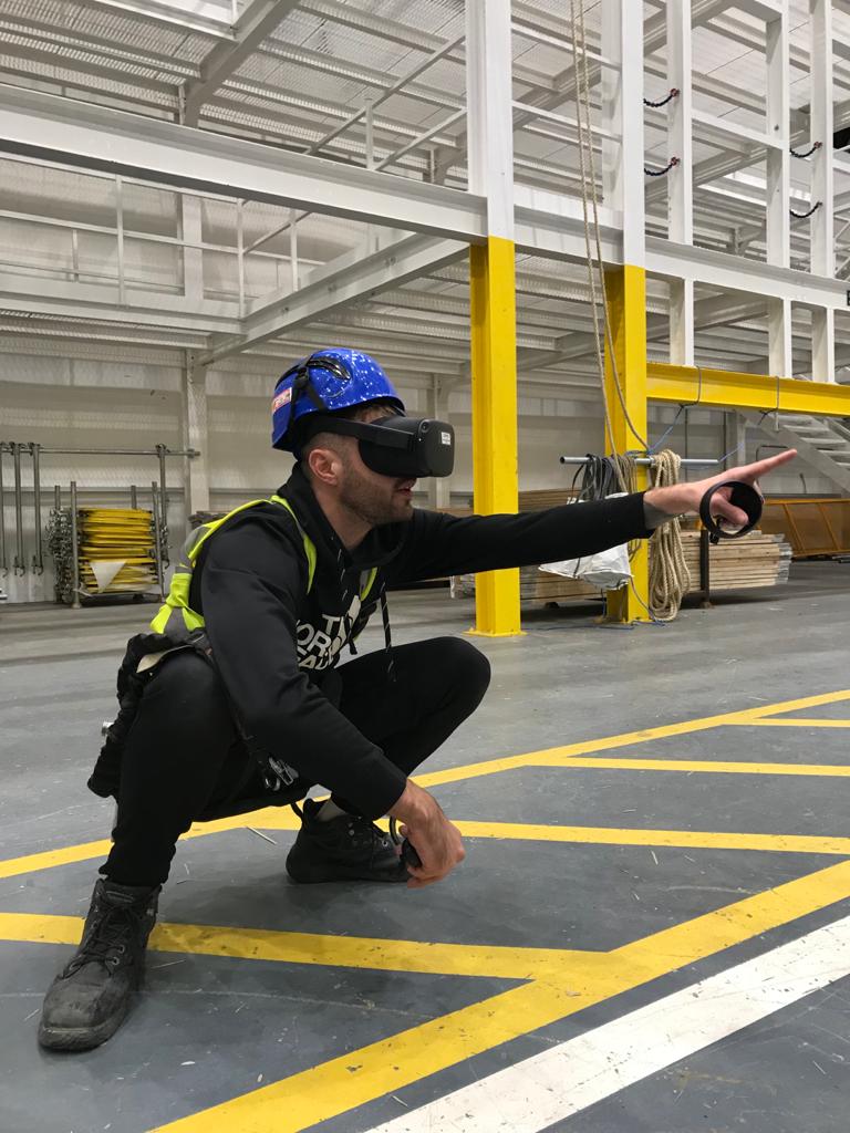 Students at our <a href="/CWICScaffolding/">CWIC Scaffolding Academy</a> Academy in Swansea are having some 'out of the ordinary' training using the CONVERT #immersive learning Working at Height VR programme which includes 4 modules.  Safe, realistic and you don't have to get on scaffolding to experience it!