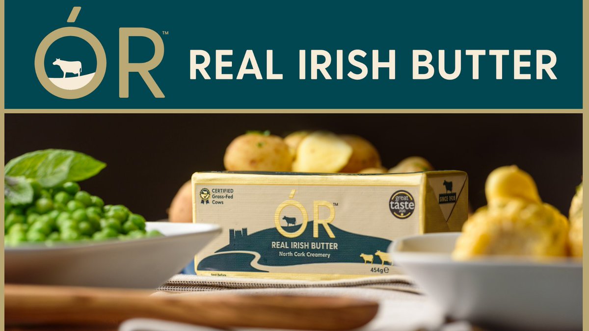 The secret of Ór Real Irish Butter is simple really - we source our milk from certified grass fed cows, all located close to our creamery.  Now available in SuperValu stores nationwide. orbutter.ie/where-to-buy 
#northcorkcreameries #órbutter #realirish #grassfed