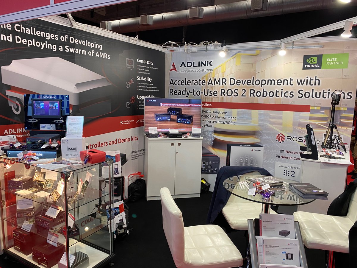 ADLINK_Tech's tweet photo. @roboticsautoex We're here at stand 322 with @dataspree and @KudanNews!🙌🤖 https://t.co/Q629EIsGAn