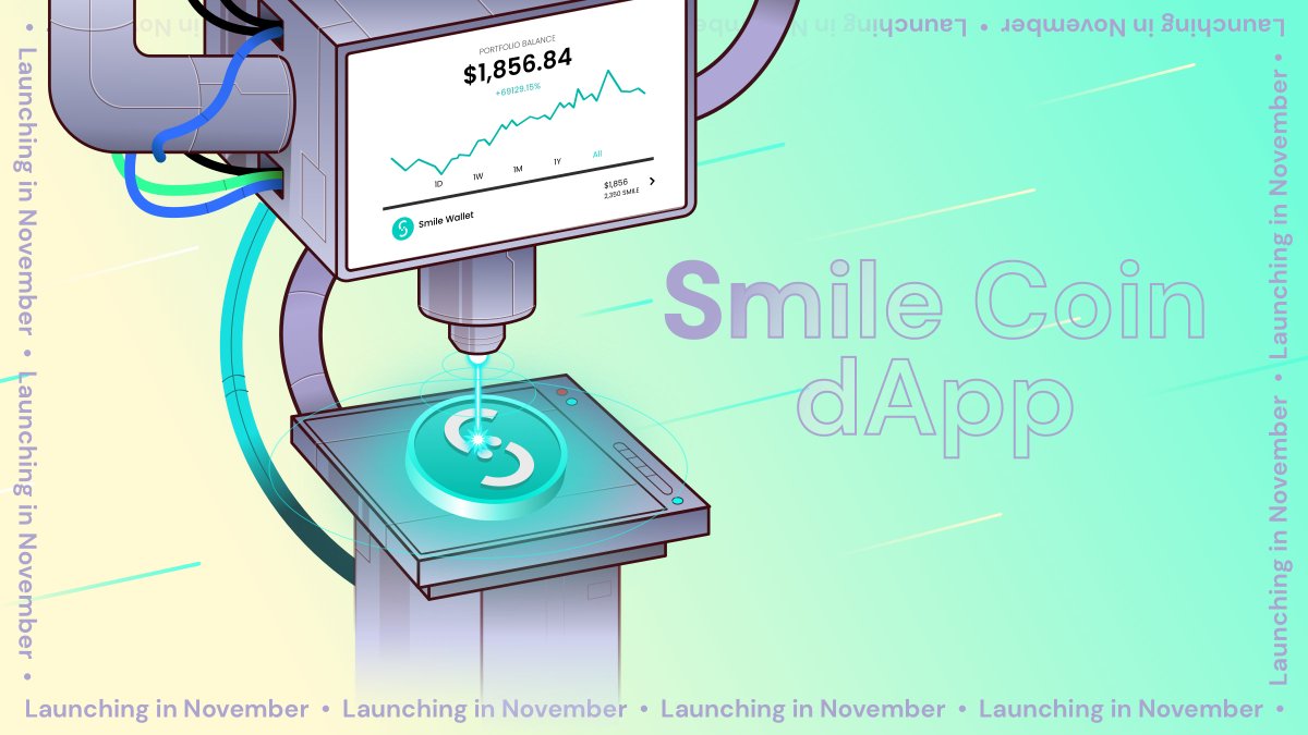SmilecoinUS's tweet photo. Wondering when our dApp goes live?!?! New developer update is out! 🔥
Smile Coin shares exciting highlights on the first-ever DeFi Gaming portfolio on #ALGO 👇

https://t.co/DFX4YKe3QO

#defigaming #smilecoin #Algorand https://t.co/xAoVa1Ok8J