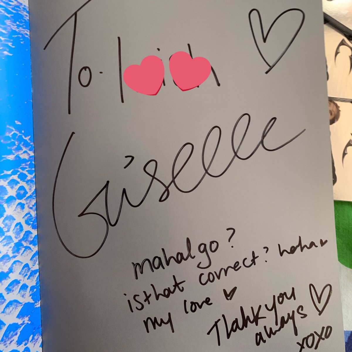 hamteo_'s tweet photo. mahal din kita, giselle. good night ü https://t.co/JDPNz99EUR