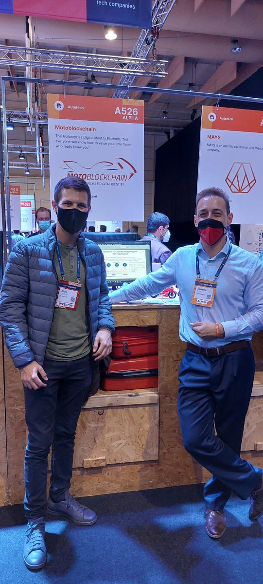 We thanks <a href="/BlockStartEU/">BlockStart</a> to the support received during the program and to have invites us to the <a href="/WebSummit/">Web Summit</a> amazing event! We have started building the relationship with several VC with the aim to fill Motoblockchain first investment round now open.