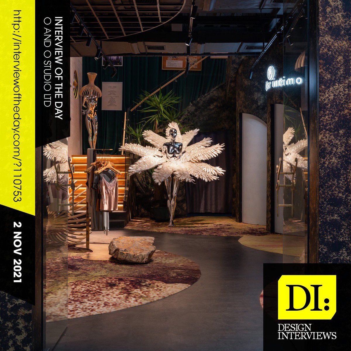 adesignaward's tweet photo. Design Interview of the Day of 2 November 2021: O and O Studio Ltd answers our questions about Atelier Intimo Flagship Retail Store. Check out this great interview now. We are currently featuring it at https://t.co/YHcgGGkFiV #designinterview #adesignaward #adesigncompetition https://t.co/XjZaU64Rhs